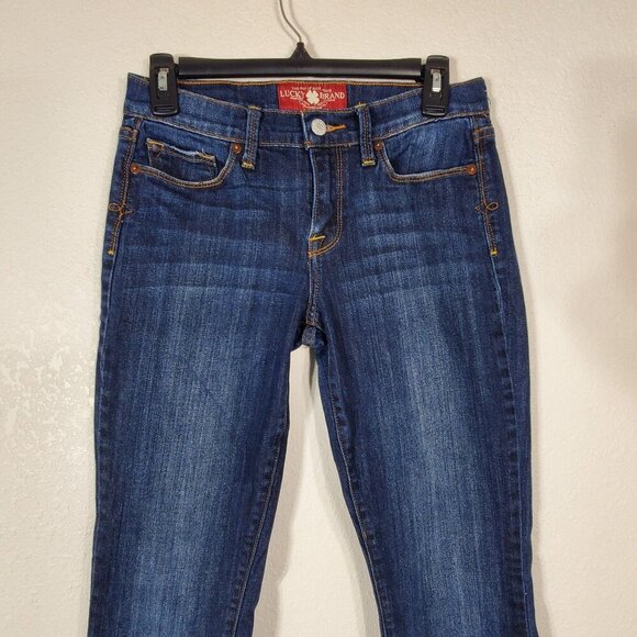 Lucky Brand Sofia Bootcut Jeans Women Size 6/28 Dark Blue Denim Vintage Y2K - Picture 3 of 14